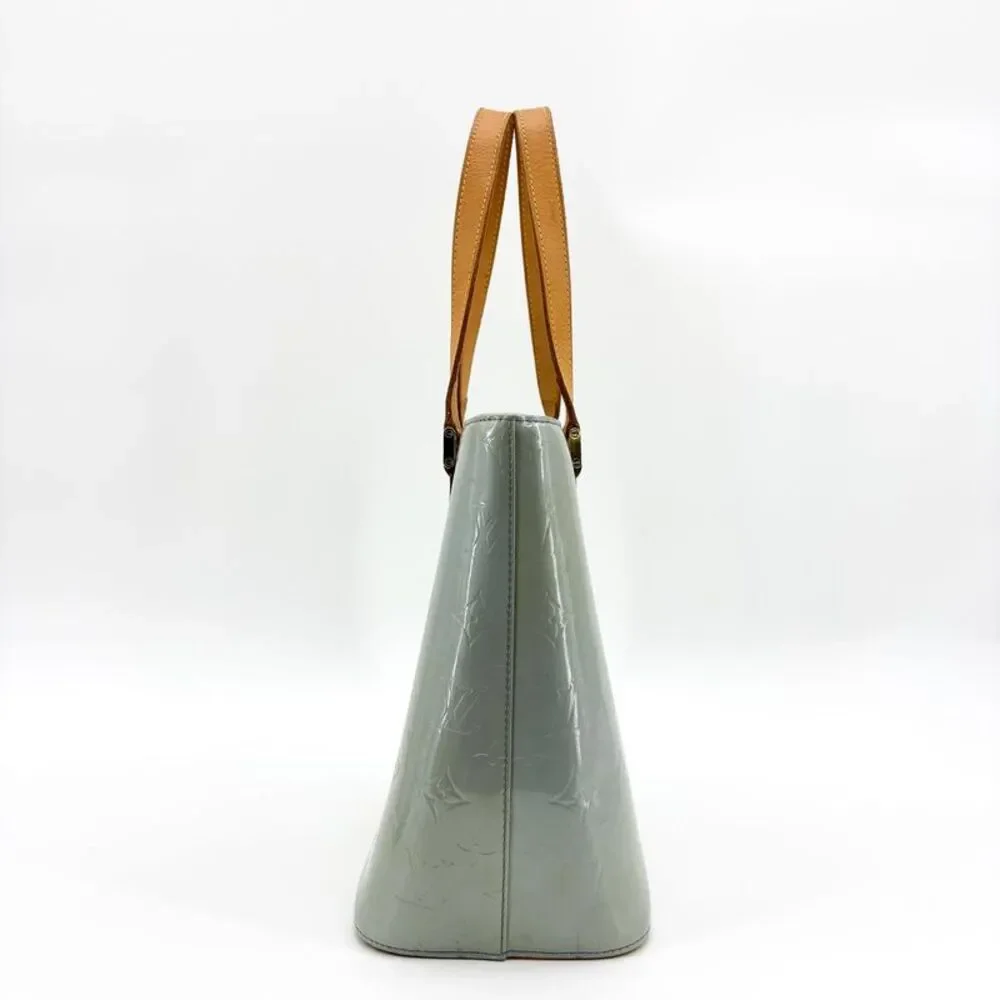 Louis Vuitton Monogram Vernis Houston Tote Bag Grey Blue
